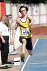 James Andrew (Jarrow) winner of the long jump at the North Eastern Champs, Gateshead.